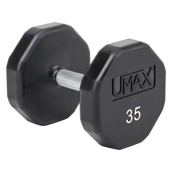 Mancuernas Poliuretano Umax - Juego de 5-50lbs. (10 pares)
