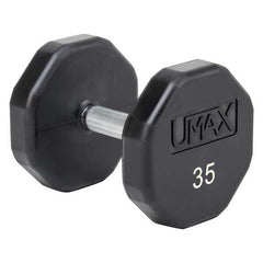Mancuernas Poliuretano Umax - Juego de 5-50lbs. (10 pares)