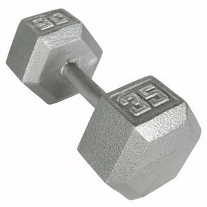 Mancuerna Hexagonal de Acero Weider (1 Unidad)